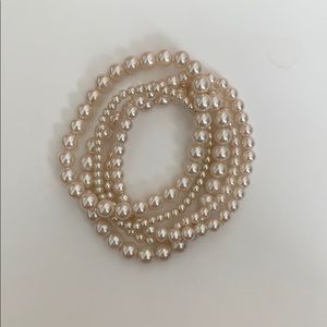 Pearl bracelet set